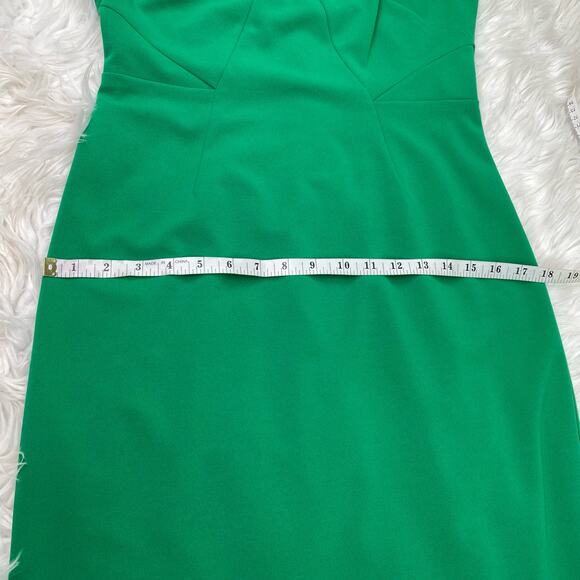 Vince Camuto Women's Cocktail Sheath Dress Size 8 Emerald Green Sleeveless - Picture 9 of 16
